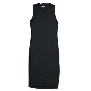Caution to the Wind Gray Midi Dress | Size S